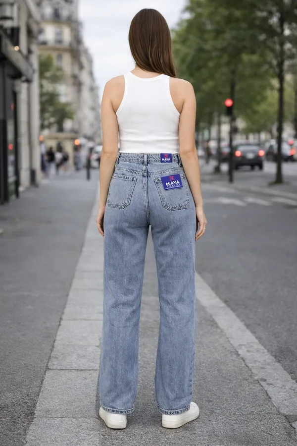 grey_High_Waisted_Relaxed_Fit_Wash_Jeans_For_Women