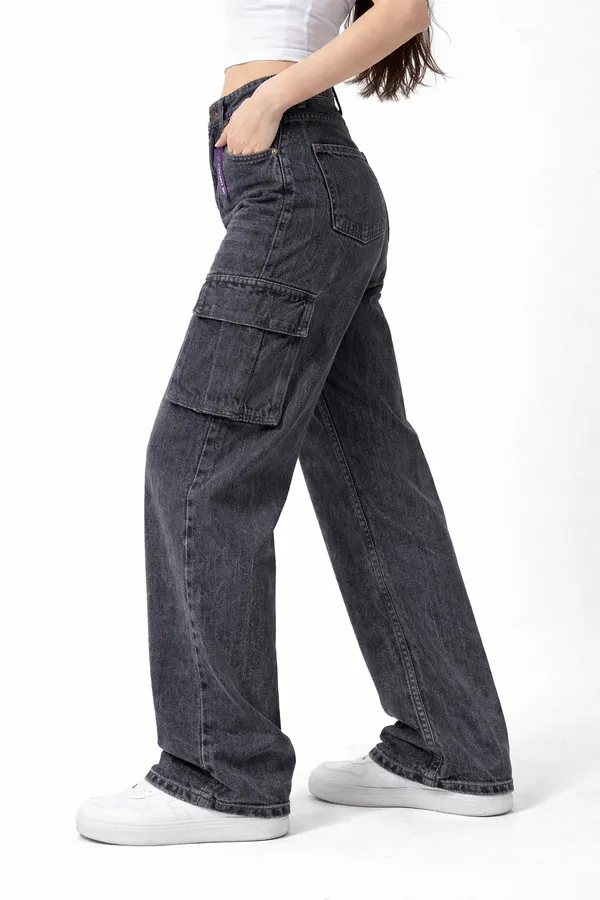 Black_Acid_Wash_Wide_Leg_Cargo_Jeans_With_Nasa_Patches_For_Women