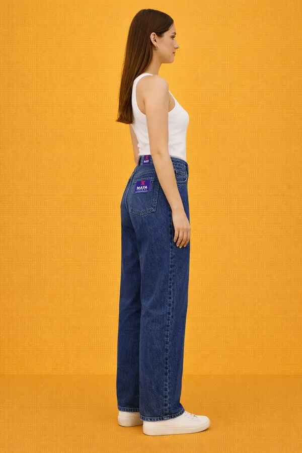 Blue_High_Waisted_Wide_Leg_Denim_Jeans_Brand_For_Women