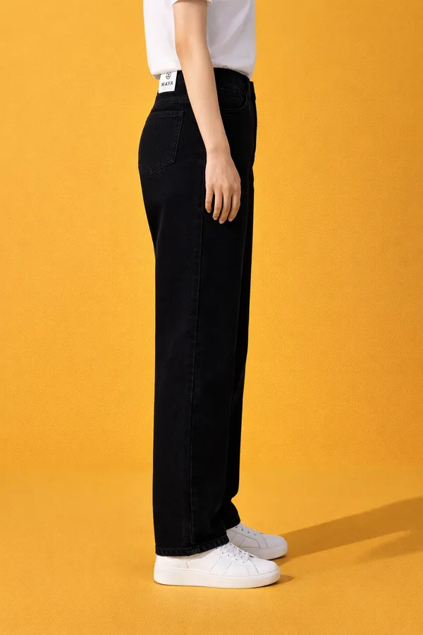 Black_Wide_Leg_High_Rise_Jeans_For_Women