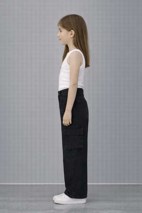 Black_Cargo_Pants_Wide_Leg_Utility_Pants_With_Pockets_For_Girls__age_7_to_16