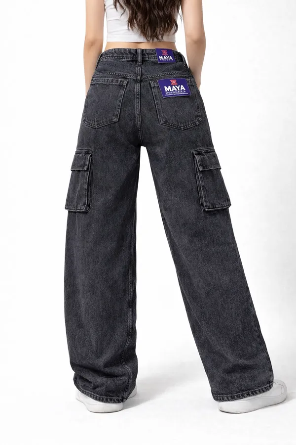 Black_Acid_Wash_Wide_Leg_Cargo_Jeans_With_Nasa_Patches_For_Women