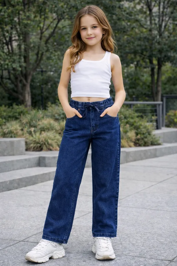 Blue_Wide_Leg_Denim_Jeans_With_Elastic_Waist_For_Girls__age_7_to_16