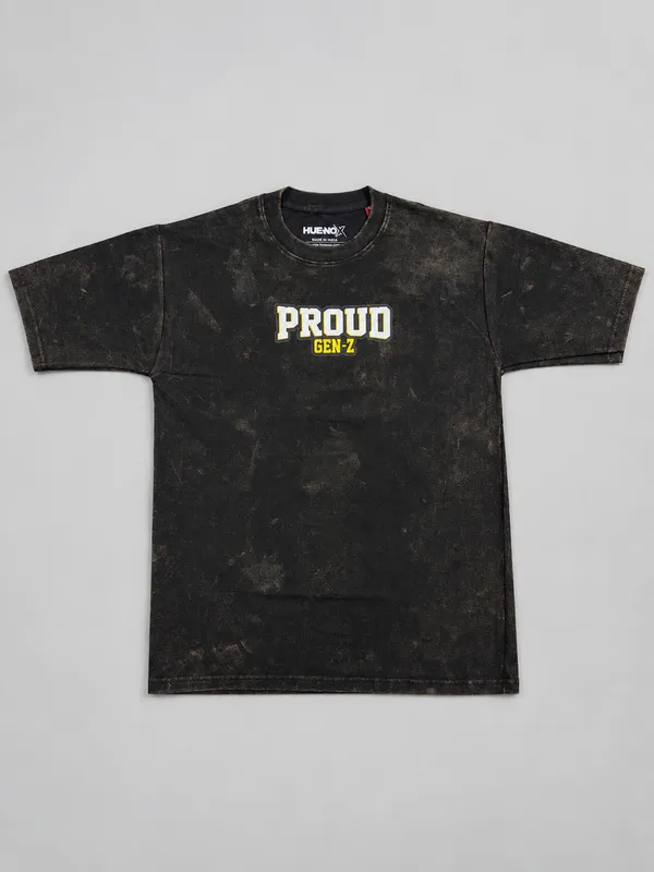Hue_Nox_Men's_Charcoal_Brown_Proud_GenZ_Graphic_Oversized_Acid_Washed_T-Shirt
