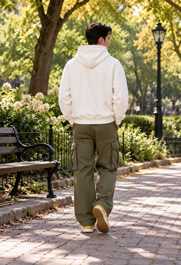 Hue_Nox_Men's_Off_White_Solid_Drop_Shoulder_Hoodie