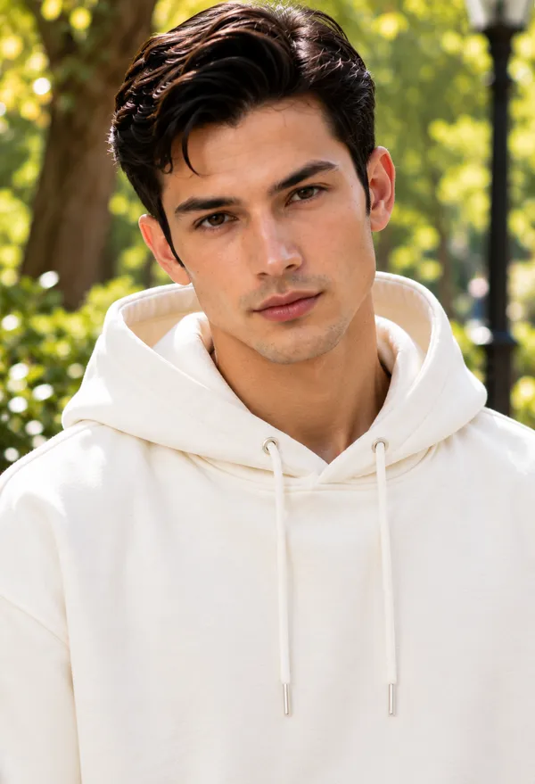 Hue_Nox_Men's_Off_White_Solid_Drop_Shoulder_Hoodie