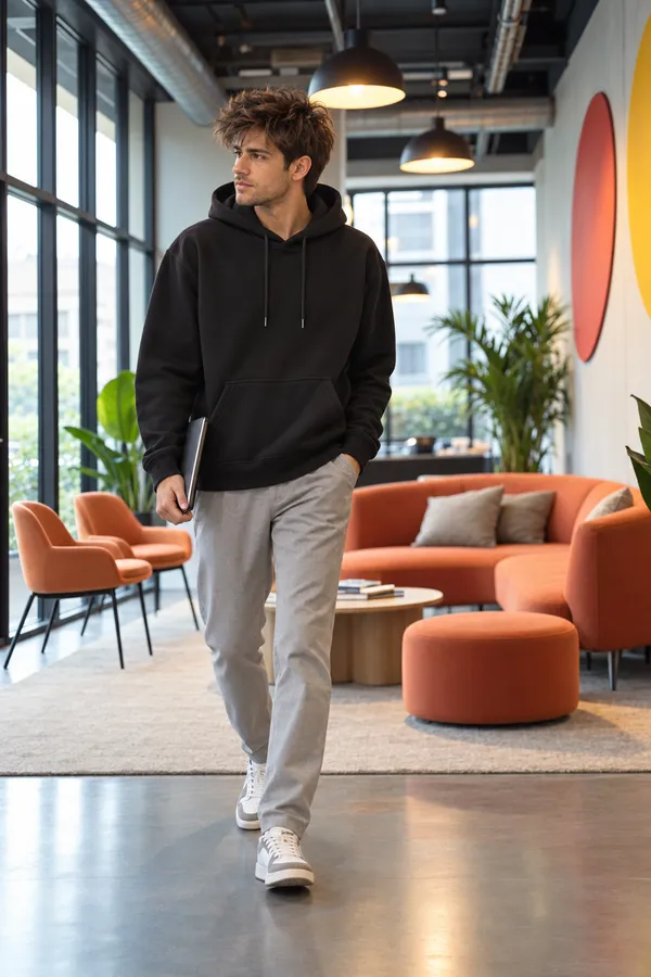 Hue_Nox_Men's_Black_Solid_Regular_Fit_Hoodie