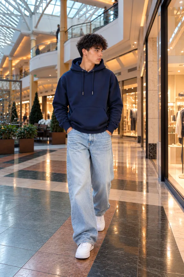 Hue_Nox_Men's_Navy_Solid_Regular_Fit_Hoodie