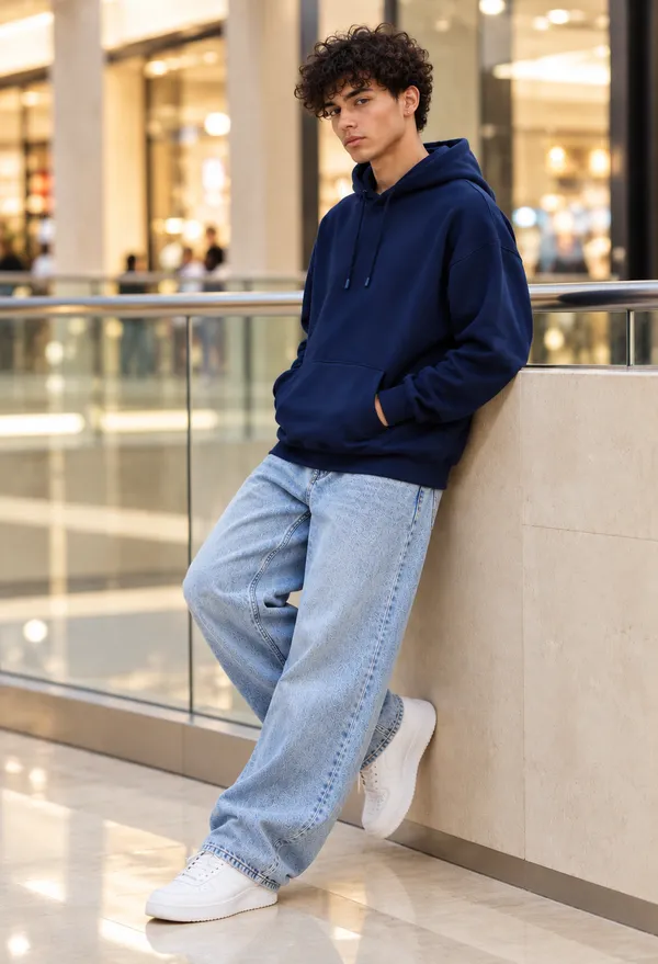 Hue_Nox_Men's_Navy_Solid_Regular_Fit_Hoodie