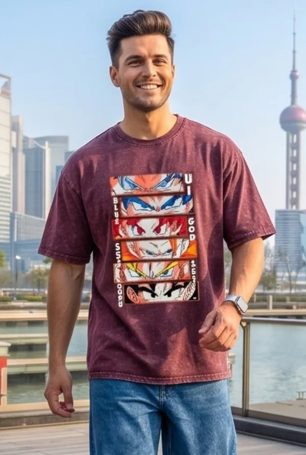 Hue_Nox_Men's_Maroon_Big_Anime_Eyes_Graphic_Oversized_Acid_Washed_T-Shirt