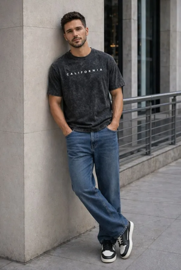 Hue_Nox_Men's_Black_California_Graphic_Oversized_Acid_Washed_T-Shirt