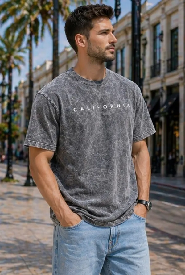 Hue_Nox_Men's_Grey_California_Graphic_Oversized_Acid_Washed_T-Shirt