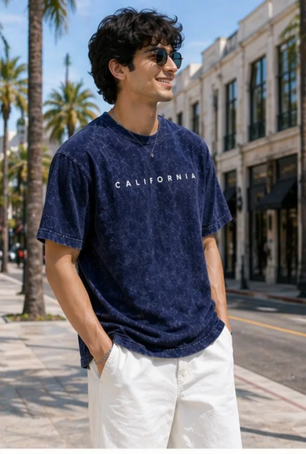 Hue_Nox_Men's_Navy_California_Graphic_Oversized_Acid_Washed_T-Shirt