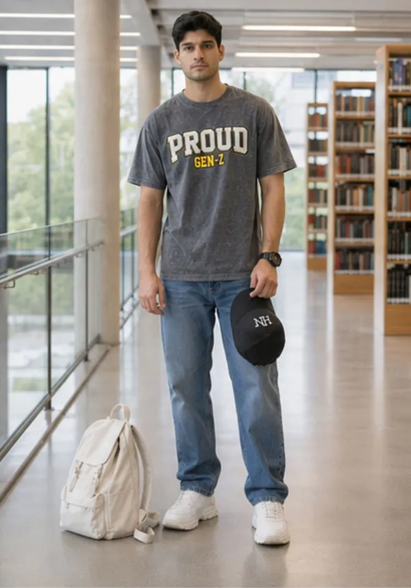 Hue_Nox_Men's_Grey_Proud_GenZ_Graphic_Oversized_Acid_Washed_T-Shirt
