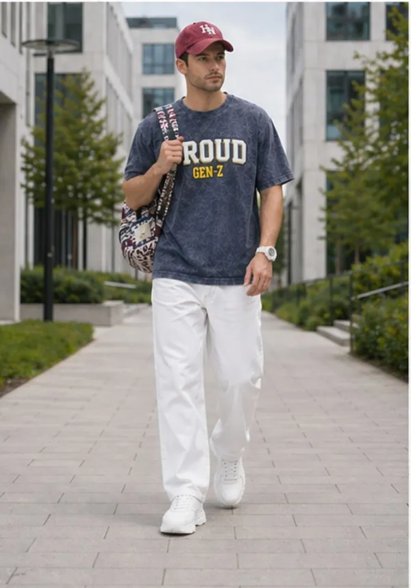 Hue_Nox_Men's_Navy_Proud_GenZ_Graphic_Oversized_Acid_Washed_T-Shirt