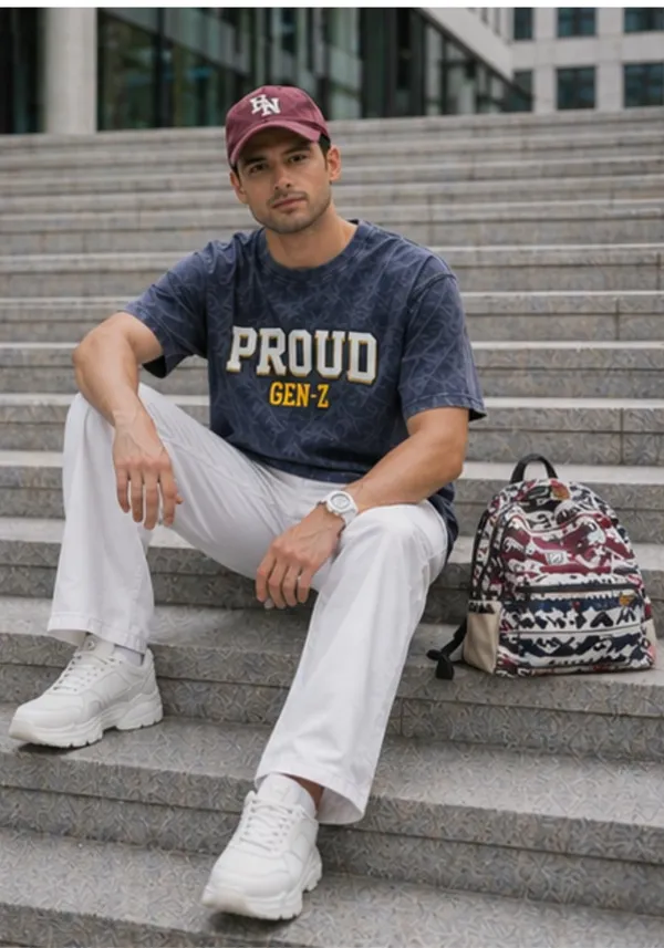 Hue_Nox_Men's_Navy_Proud_GenZ_Graphic_Oversized_Acid_Washed_T-Shirt