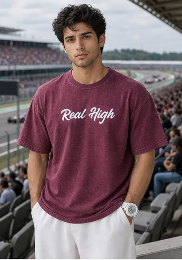 Hue_Nox_Men's_Maroon_Real_High_Graphic_Oversized_Acid_Washed_T-Shirt