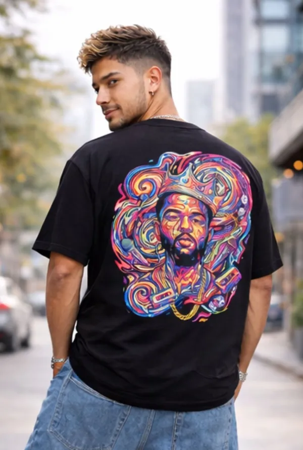 Hue_Nox_Men's_Black_Rapper_1_Graphic_Oversized_T-Shirt