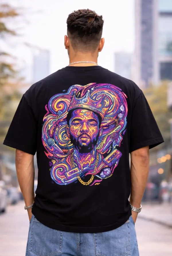 Hue_Nox_Men's_Black_Rapper_1_Graphic_Oversized_T-Shirt