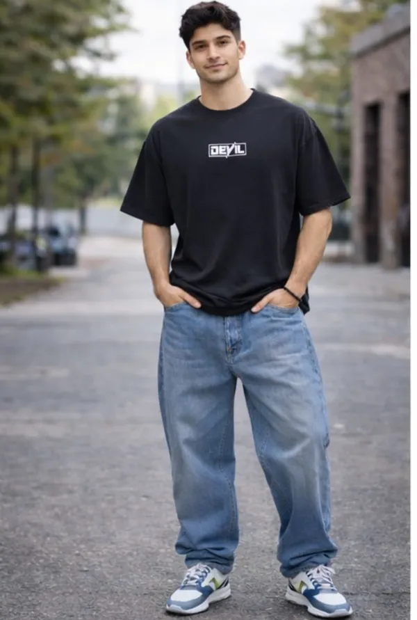Hue_Nox_Men's_Black_Rapper_2_Graphic_Oversized_T-Shirt