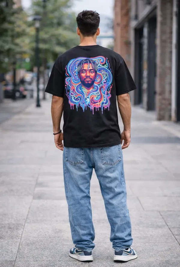 Hue_Nox_Men's_Black_Rapper_4_Graphic_Oversized_T-Shirt