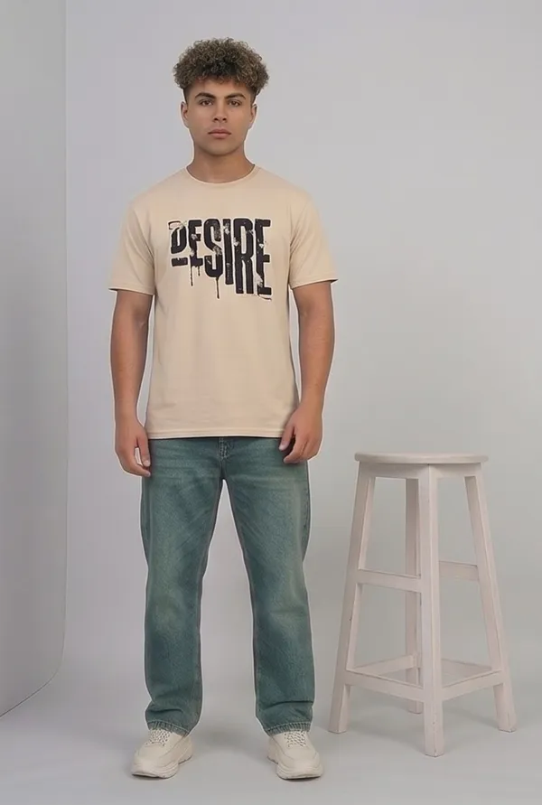 Hue_Nox_Men's_Beige_Desire_Graphic_Regular_Fit_T-Shirt