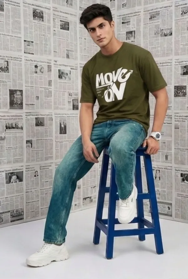 Hue_Nox_Men's_Olive_Move_On_Graphic_Regular_Fit_T-Shirt