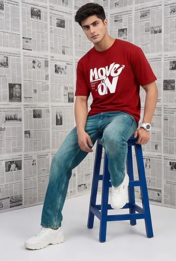 Hue_Nox_Men's_Red_Move_On_Graphic_Regular_Fit_T-Shirt