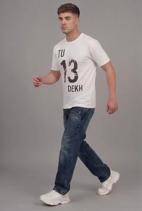Hue_Nox_Men's_White_Tu_13_Dekh_Graphic_Regular_Fit_T-Shirt