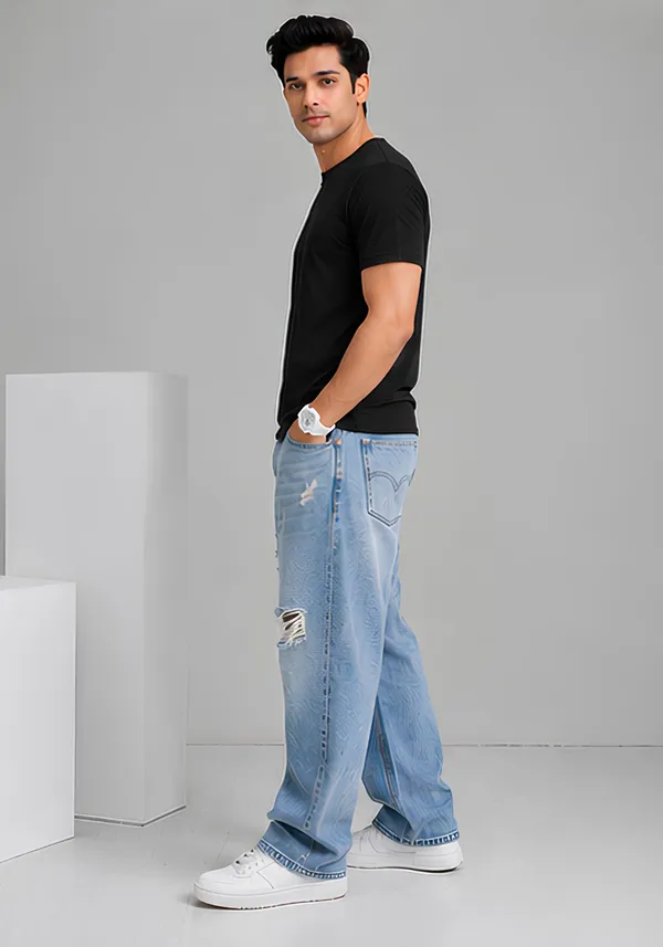 Hue_Nox_Men's_Black_Plain_Regular_Fit_T-Shirt