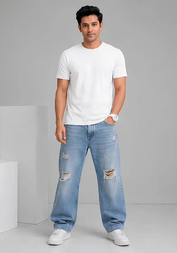 Hue_Nox_Men's_White_Plain_Regular_Fit_T-Shirt