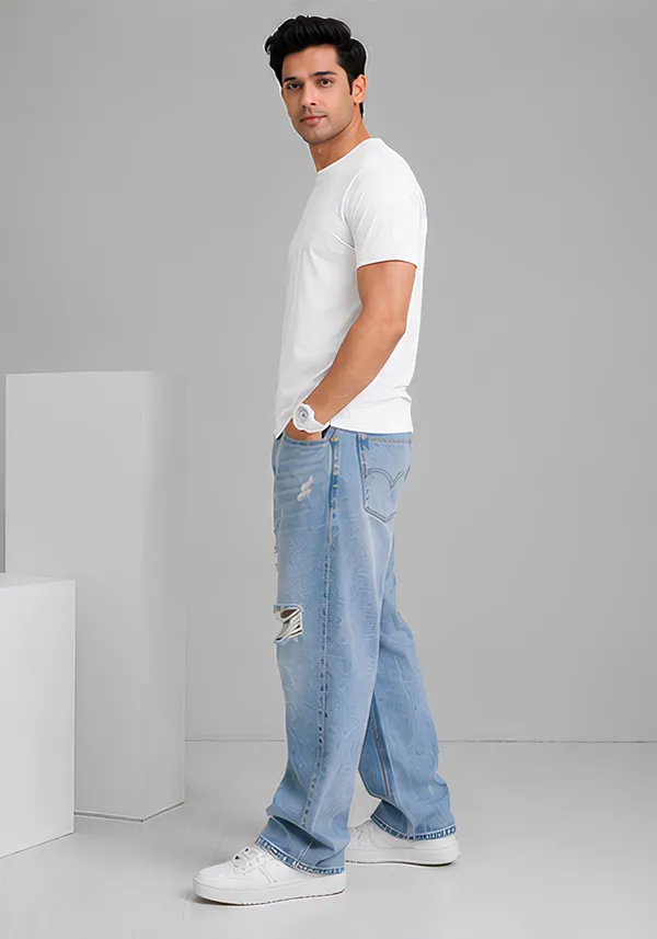 Hue_Nox_Men's_White_Plain_Regular_Fit_T-Shirt