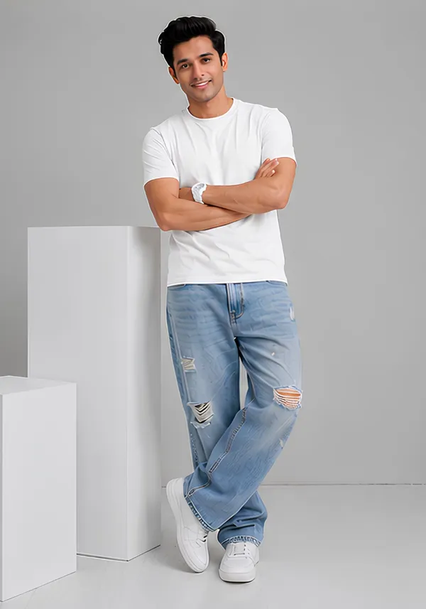 Hue_Nox_Men's_White_Plain_Regular_Fit_T-Shirt