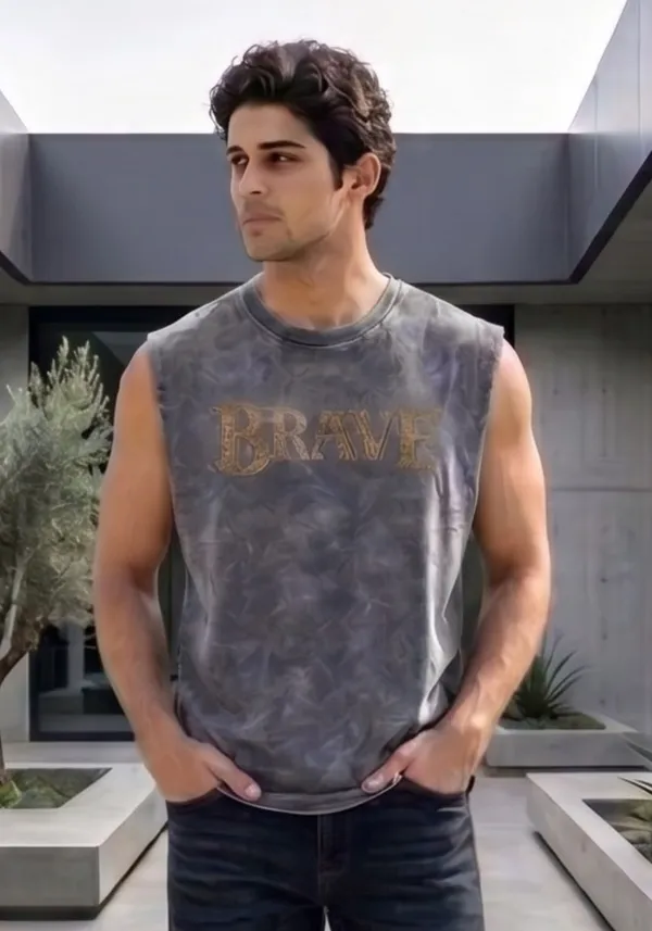Hue_Nox_Men's_Grey_Brave_Graphic_Oversized_Acid_Washed_Vest_Tank