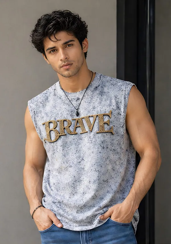 Hue_Nox_Men's_White_Brave_Graphic_Oversized_Acid_Washed_Vest_Tank