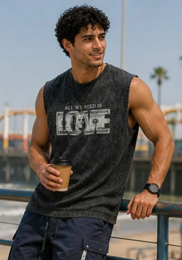 Hue_Nox_Men's_Charcoal_Dollar_Love_Graphic_Oversized_Acid_Washed_Vest_Tank