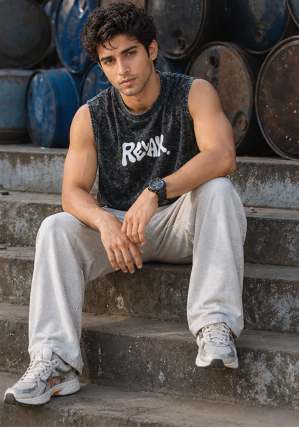 Hue_Nox_Men's_Black_Relax_Graphic_Oversized_Acid_Washed_Vest_Tank