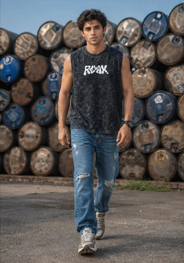 Hue_Nox_Men's_Black_Relax_Graphic_Oversized_Acid_Washed_Vest_Tank