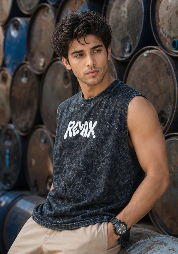 Hue_Nox_Men's_Black_Relax_Graphic_Oversized_Acid_Washed_Vest_Tank
