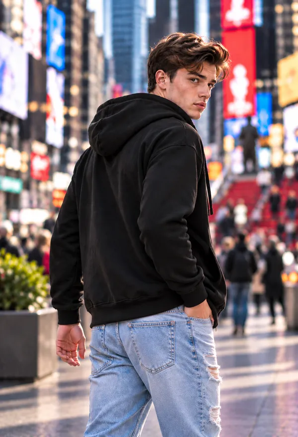 Hue_Nox_Men's_Black_Solid_Regular_Fit_Zipper_Hoodie