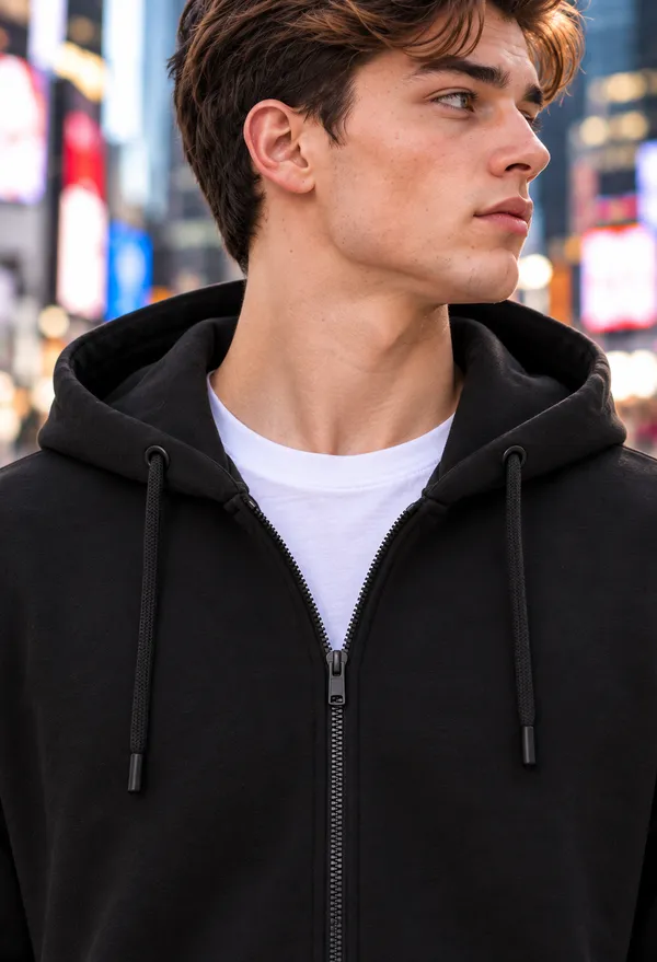 Hue_Nox_Men's_Black_Solid_Regular_Fit_Zipper_Hoodie