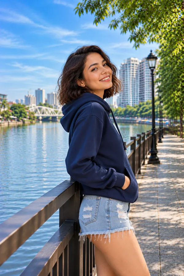 Hue_Nox_Women's_Navy_Solid_Regular_Fit_Hoodie