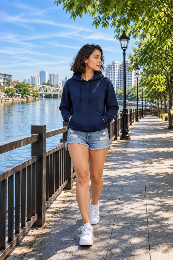 Hue_Nox_Women's_Navy_Solid_Regular_Fit_Hoodie
