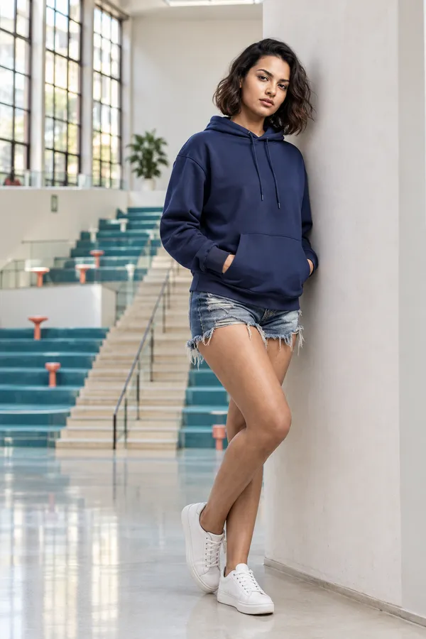 Hue_Nox_Women's_Navy_Solid_Regular_Fit_Hoodie