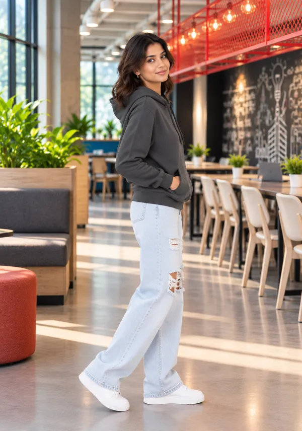 Hue_Nox_Women's_Steel_Grey_Solid_Regular_Fit_Hoodie