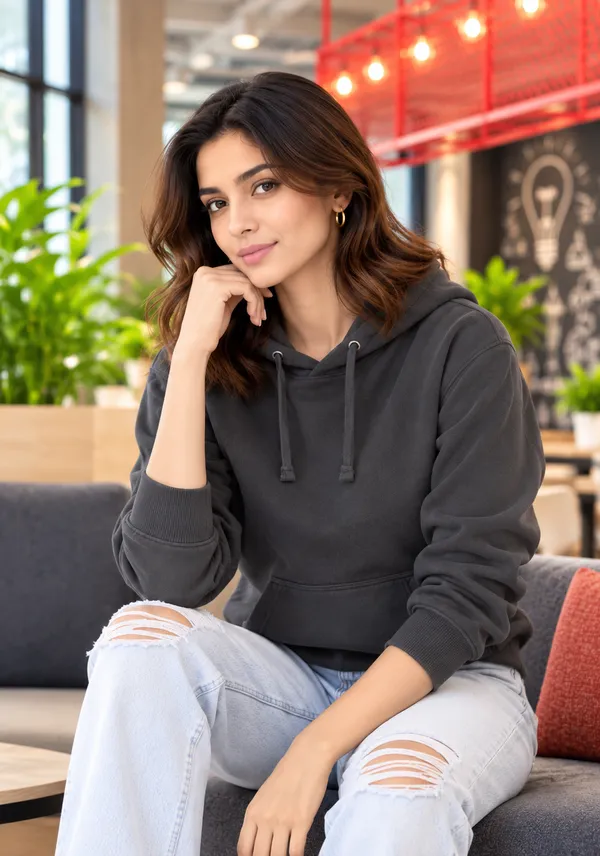 Hue_Nox_Women's_Steel_Grey_Solid_Regular_Fit_Hoodie