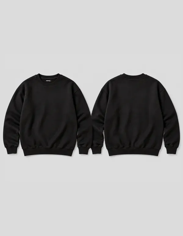 Hue_Nox_Women's_Black_Solid_Regular_Fit_Sweatshirt
