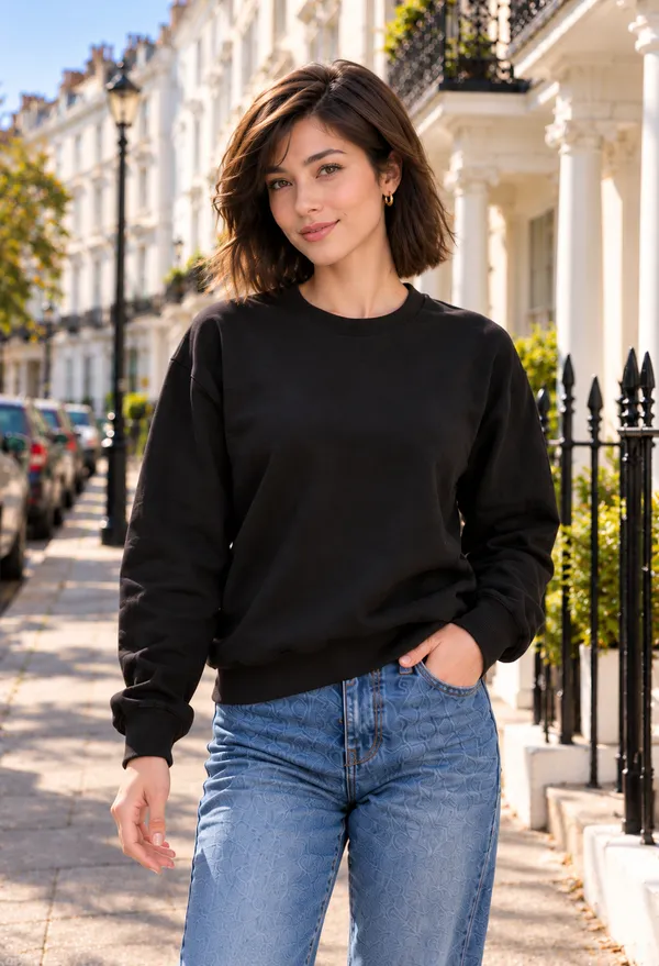 Hue_Nox_Women's_Black_Solid_Regular_Fit_Sweatshirt