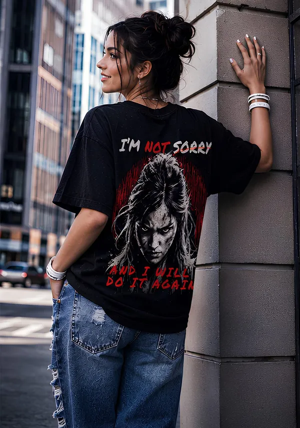 Hue_Nox_Women's_Black_The_Rebel_Girl_Graphic_Oversized_T-Shirt
