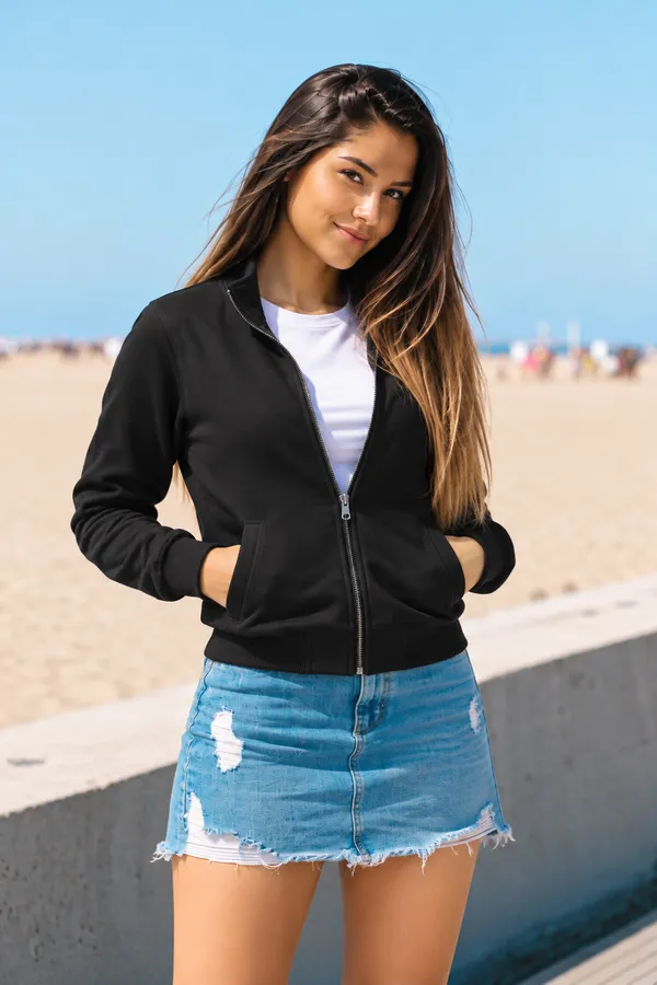 Hue_Nox_Women's_Black_Solid_Regular_Fit_Zipper_Sweatshirt